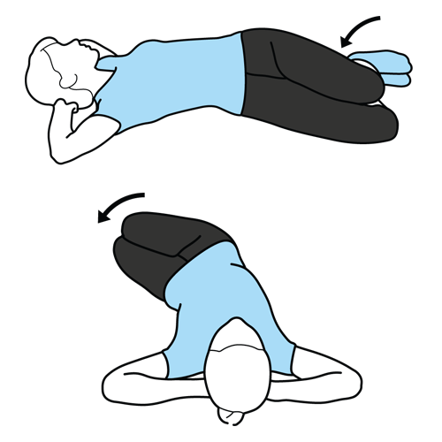 Knee Rolls Exercise