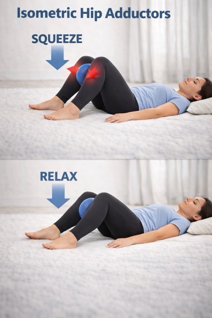 Hip adductor exercise instructions