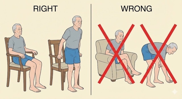 Precautions While Sitting or Standing