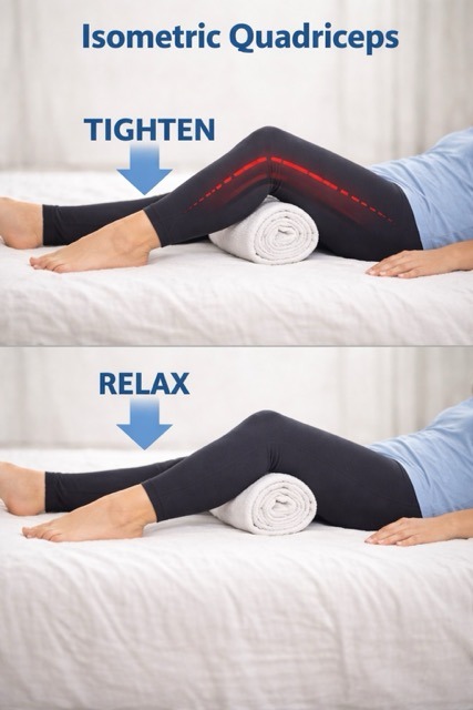 Quadriceps isometric exercise
