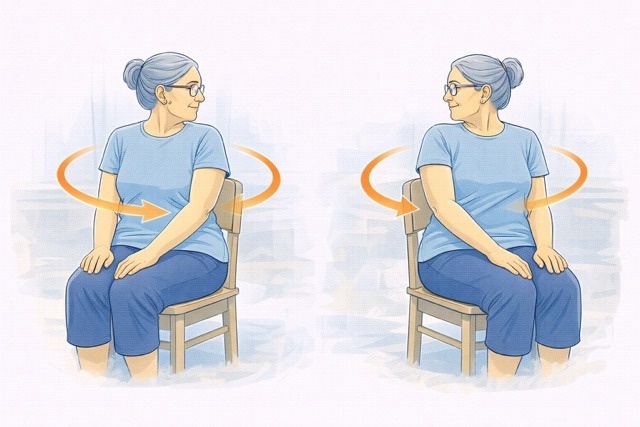 Seated Trunk Rotation