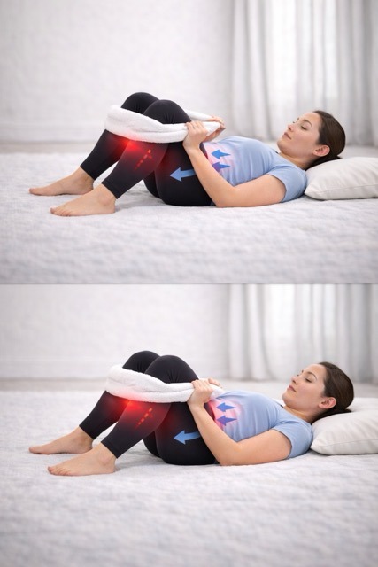 Towel pulse exercise
